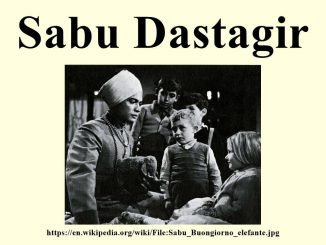 हॉलिवूड मधील पहिले भारतीय अभिनेता साबू दस्तगीर