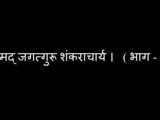 श्रीमद् जगत्गुरू शंकराचार्य : भाग -४