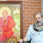 स्वामीभक्तीतून उमललेली आध्यात्मिक चित्रकला